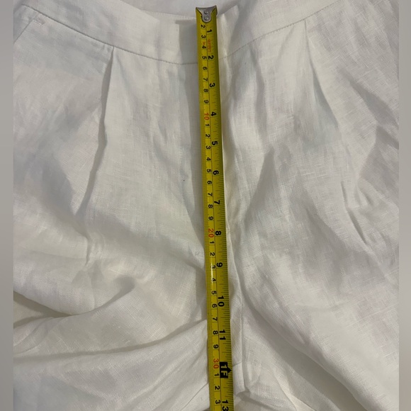 N A-K D     White Linen High-Waist Culottes size 6 NWT - Picture 14 of 16